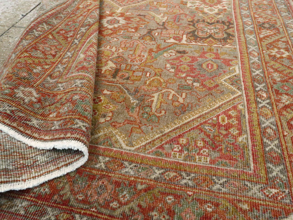 Antique Persian Mahal Rug, No.26379 - Galerie Shabab