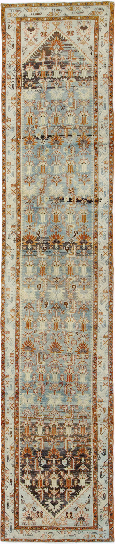 Vintage Persian Malayer Runner, No.26384 - Galerie Shabab
