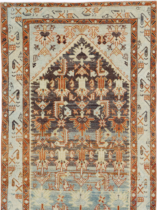 Vintage Persian Malayer Runner, No.26384 - Galerie Shabab