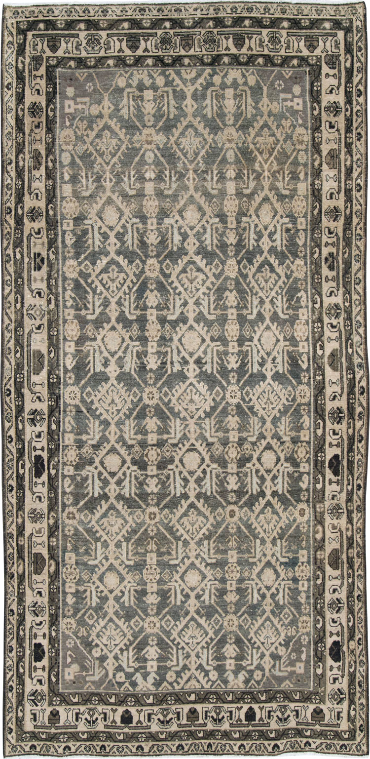 Vintage Persian Malayer Gallery Carpet, No.26403 - Galerie Shabab