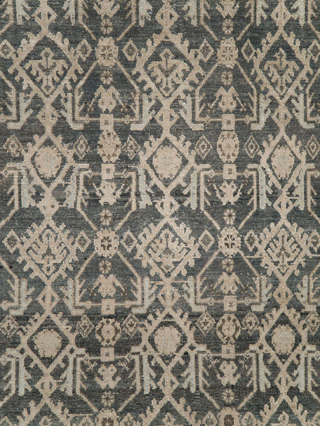 Vintage Persian Malayer Gallery Carpet, No.26403 - Galerie Shabab