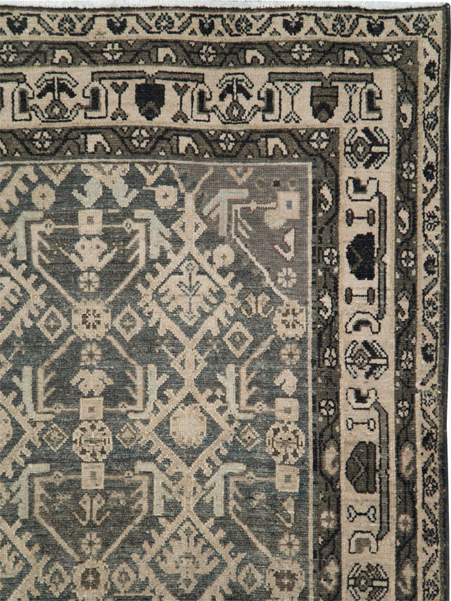 Vintage Persian Malayer Gallery Carpet, No.26403 - Galerie Shabab