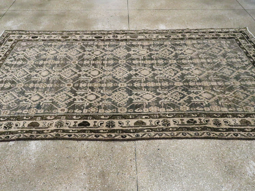 Vintage Persian Malayer Gallery Carpet, No.26403 - Galerie Shabab