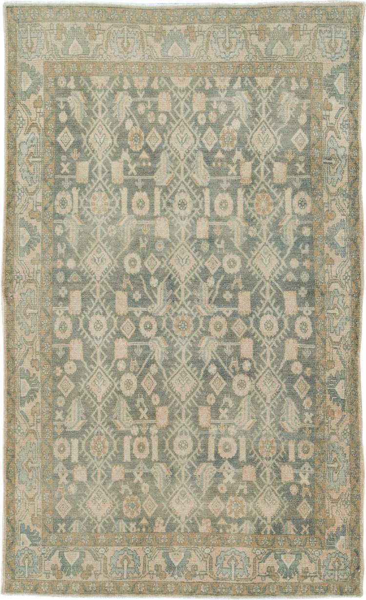 Vintage Persian Malayer Rug, No.26405 - Galerie Shabab