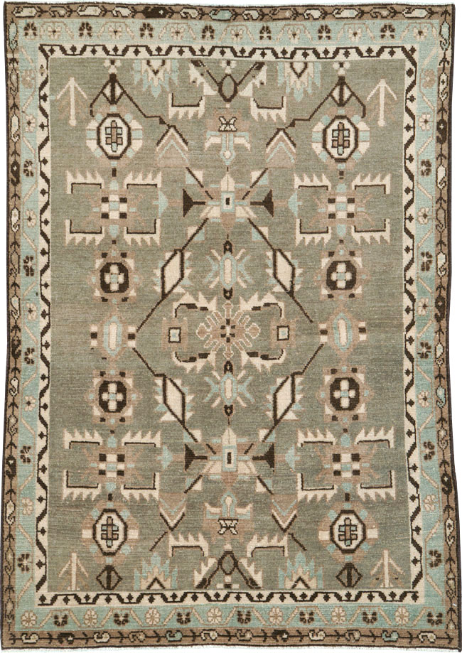Vintage Persian Malayer Rug, No.26406 - Galerie Shabab