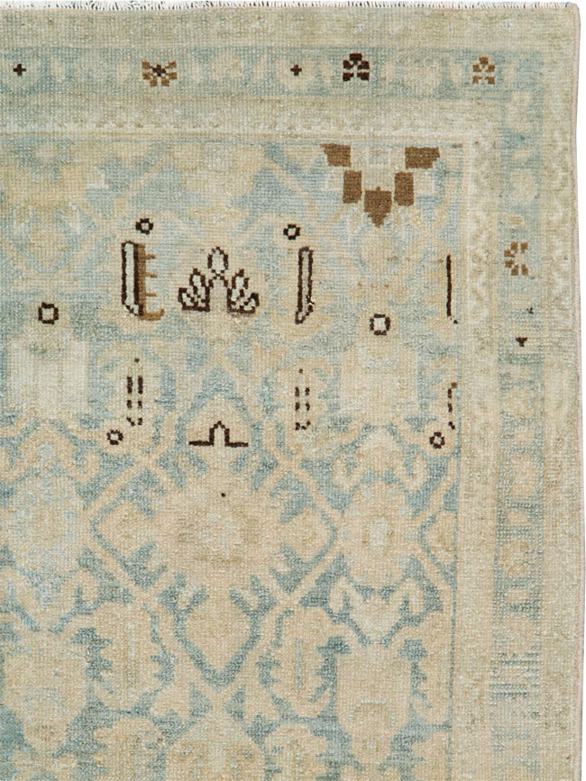 Vintage Persian Malayer Throw Rug, No.26408 - Galerie Shabab