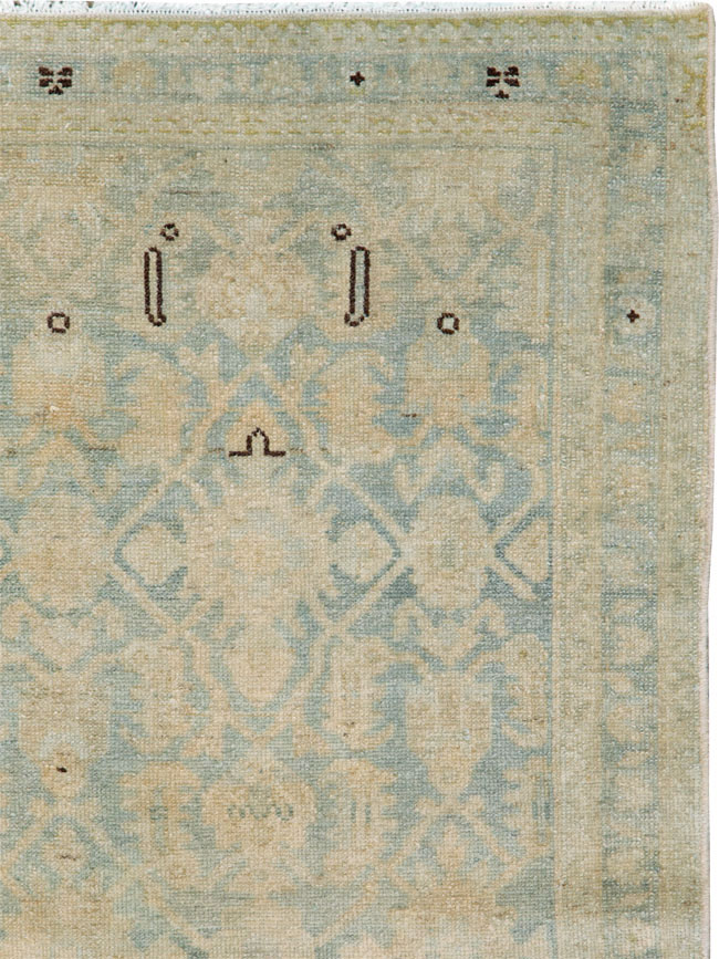 Vintage Persian Malayer Throw Rug, No.26408 - Galerie Shabab