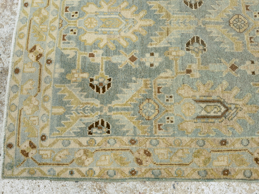 Vintage Persian Malayer Throw Rug, No.26409 - Galerie Shabab