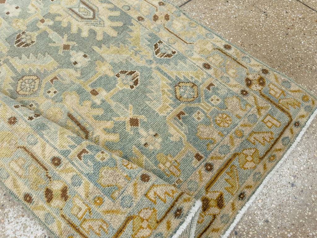 Vintage Persian Malayer Throw Rug, No.26409 - Galerie Shabab