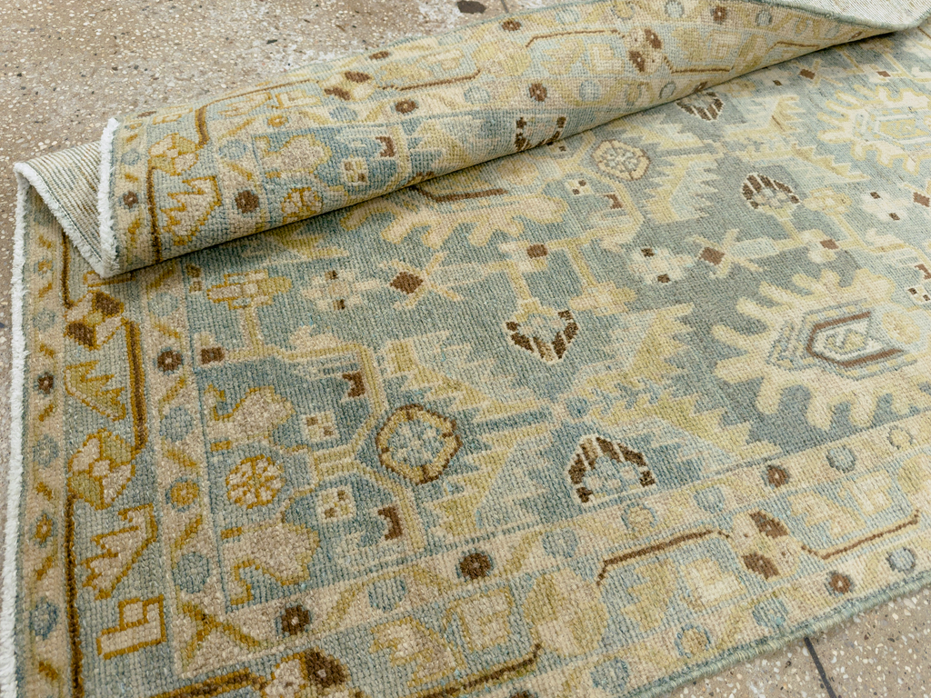 Vintage Persian Malayer Throw Rug, No.26409 - Galerie Shabab