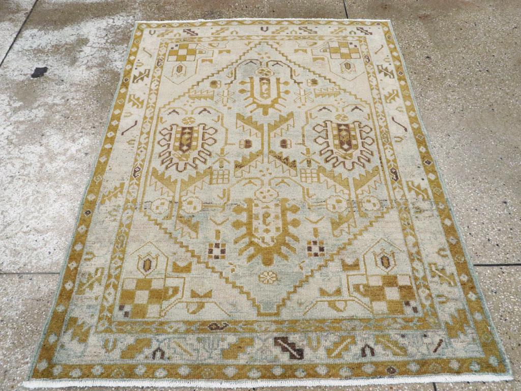 Vintage Persian Malayer Rug (Pair: 1 of 2), No.26410 - Galerie Shabab