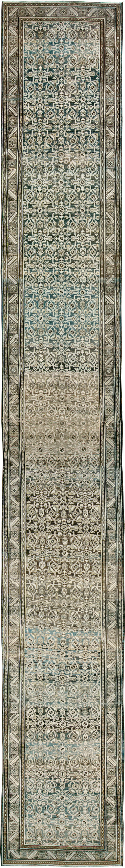 Vintage Persian Malayer Runner, No.26414 - Galerie Shabab