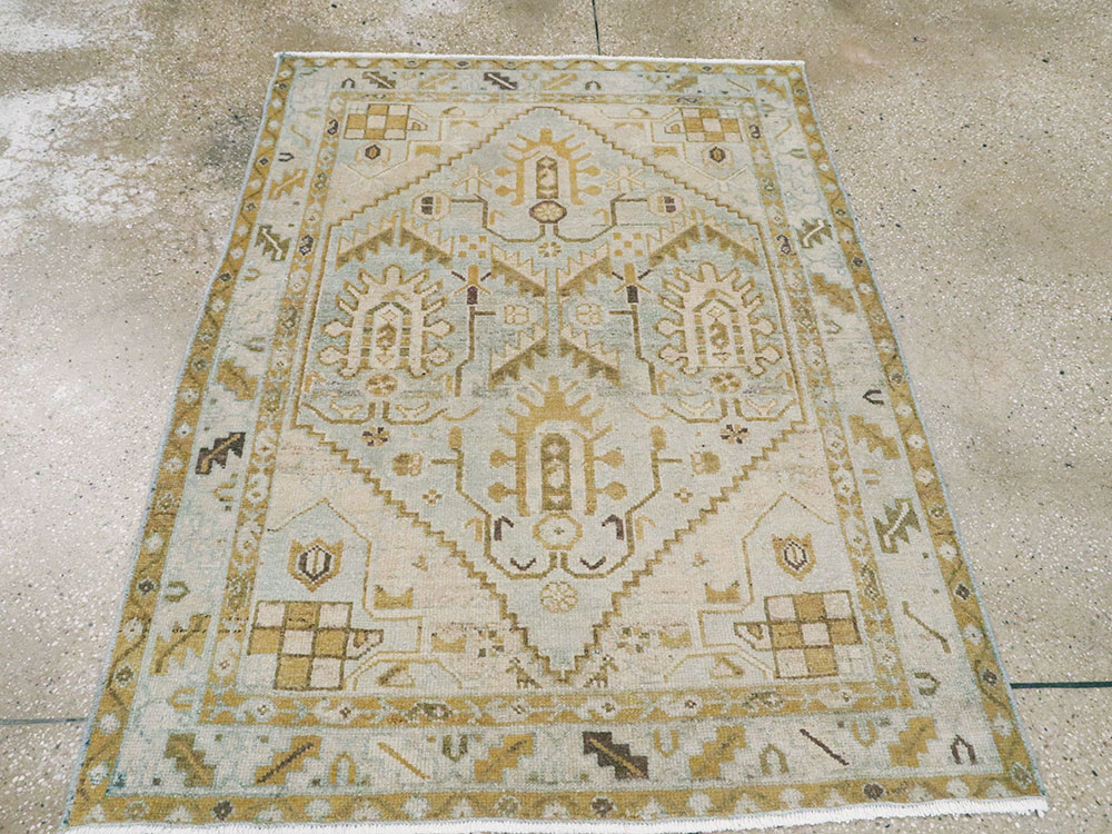 Vintage Persian Malayer Rug (Pair: 2 of 2), No.26419 - Galerie Shabab