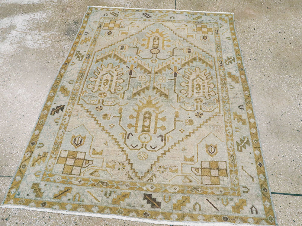 Vintage Persian Malayer Rug (Pair: 2 of 2), No.26419 - Galerie Shabab