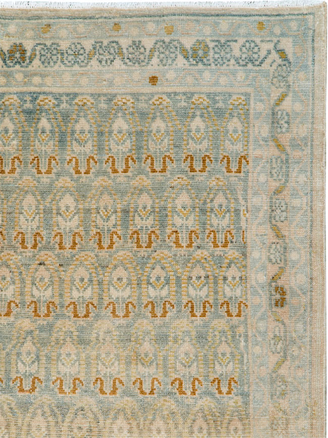 Vintage Persian Malayer Throw Rug, No.26423 - Galerie Shabab
