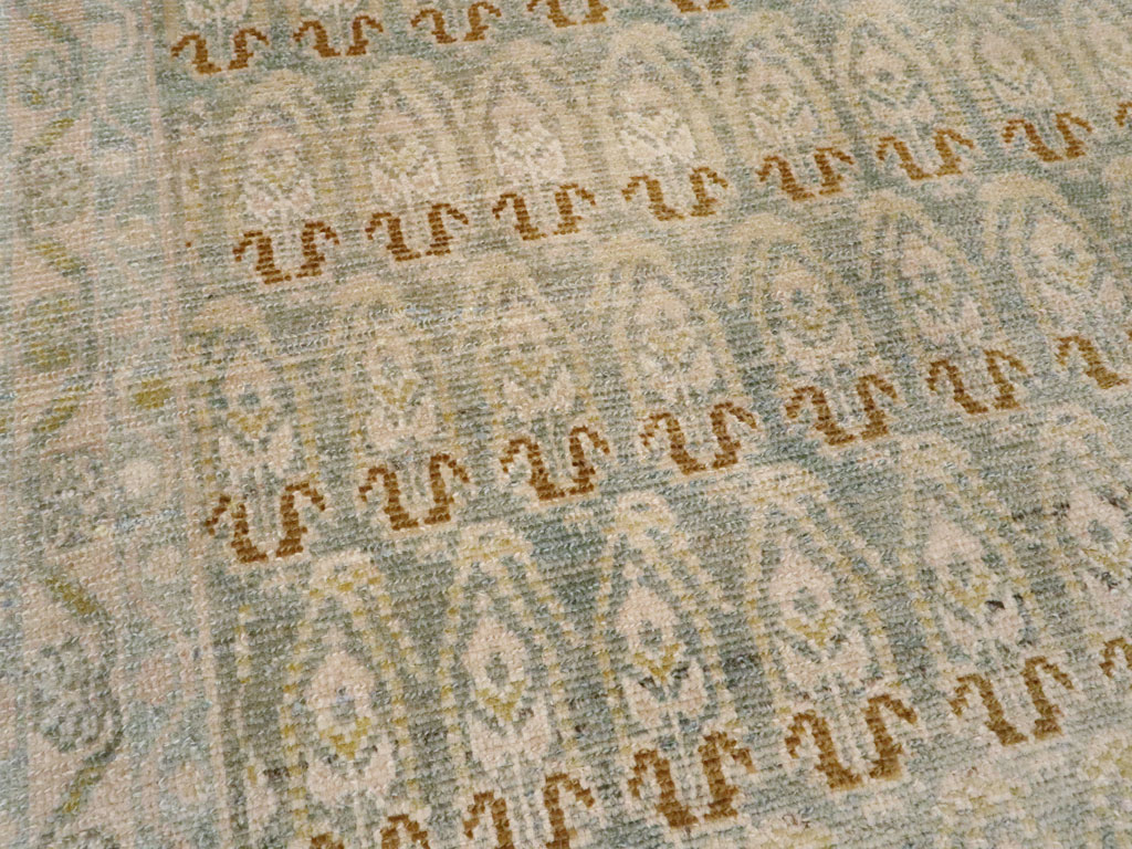 Vintage Persian Malayer Throw Rug, No.26423 - Galerie Shabab