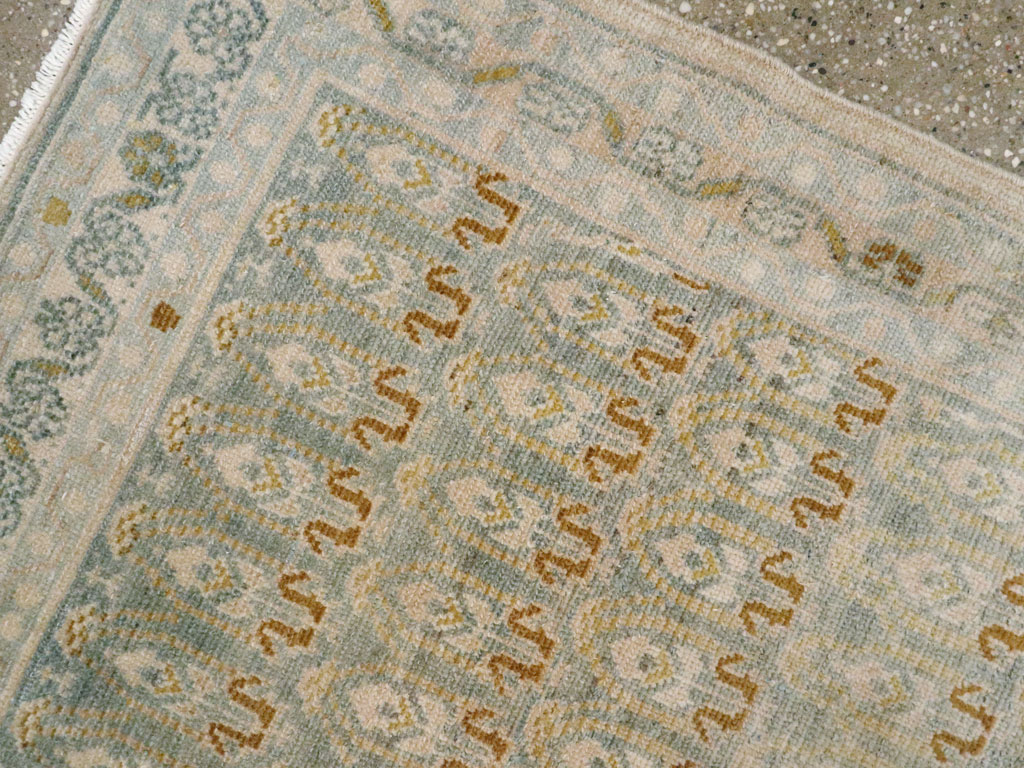 Vintage Persian Malayer Throw Rug, No.26423 - Galerie Shabab