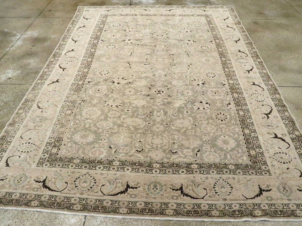 Vintage Persian Malayer Room Size Carpet, No.26424 - Galerie Shabab