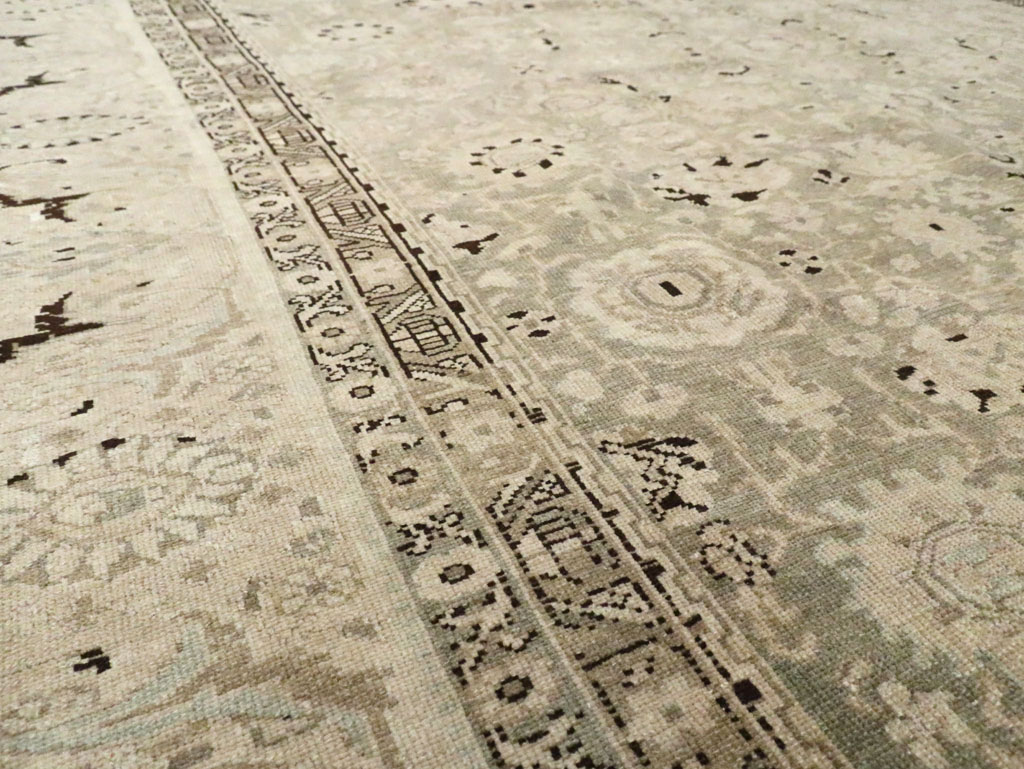 Vintage Persian Malayer Room Size Carpet, No.26424 - Galerie Shabab