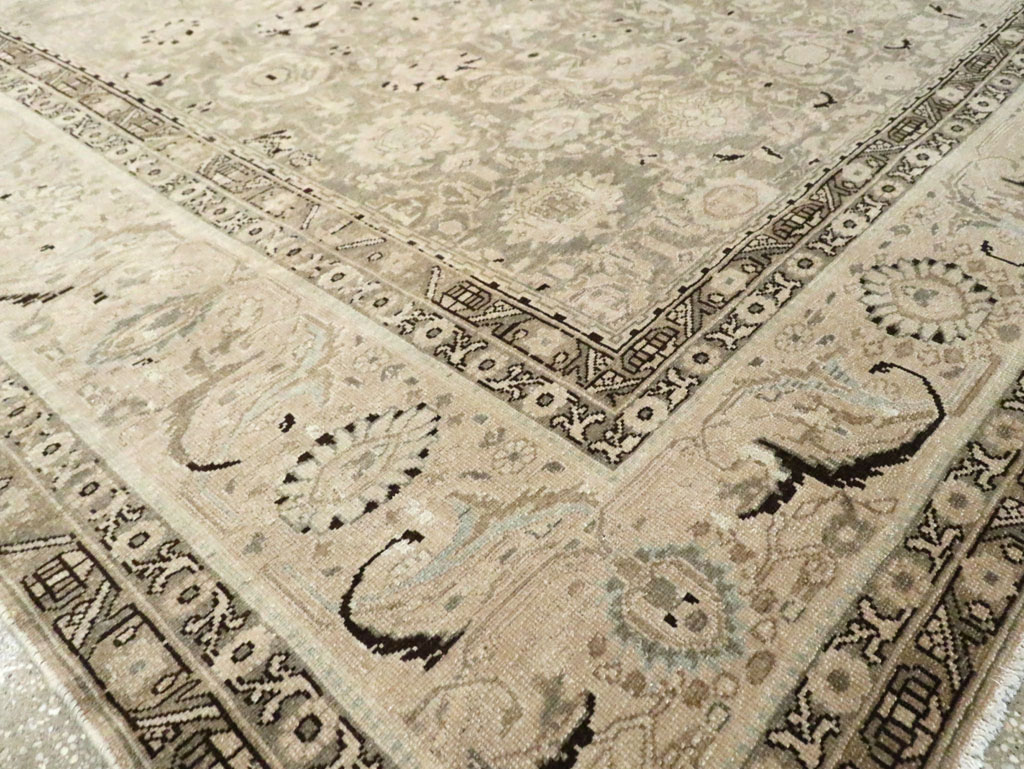 Vintage Persian Malayer Room Size Carpet, No.26424 - Galerie Shabab