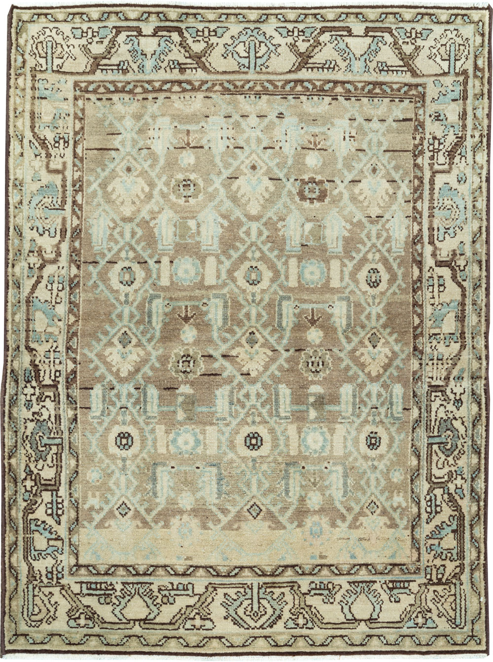 Vintage Persian Malayer Rug, No.26430 - Galerie Shabab