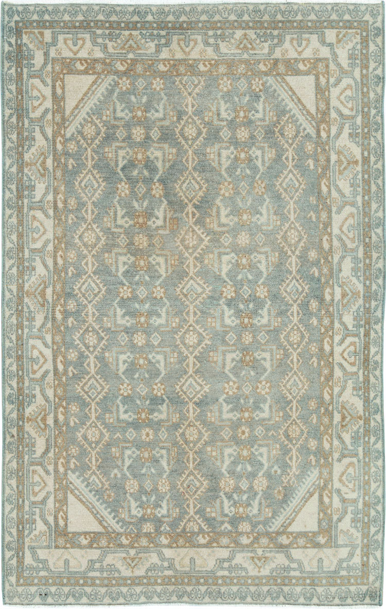 Vintage Persian Malayer Accent Rug, No.26434 - Galerie Shabab