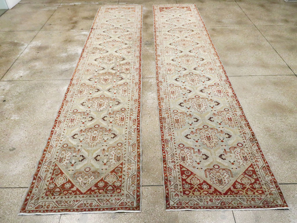 Vintage Persian Malayer Runner (Pair: 1 of 2), No.26437 - Galerie Shabab