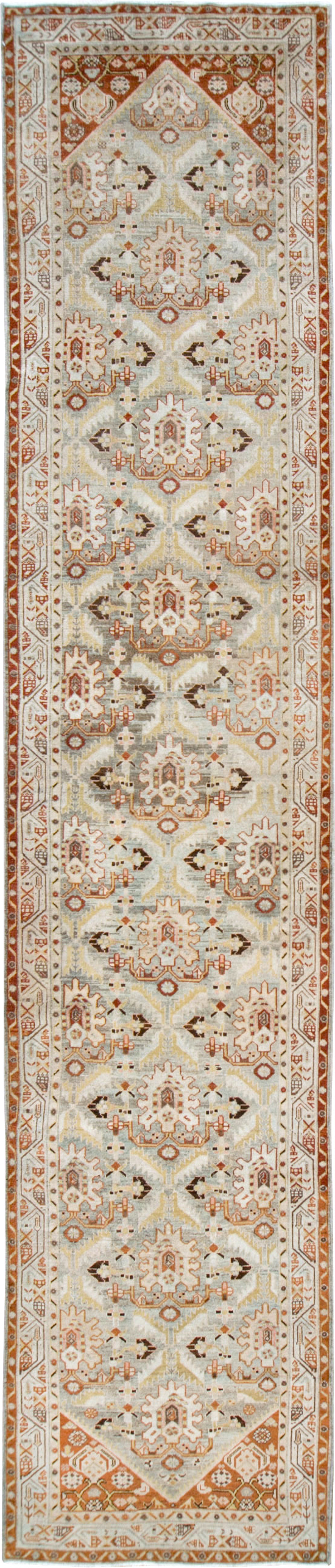 Vintage Persian Malayer Runner (Pair: 2 of 2), No.26438 - Galerie Shabab