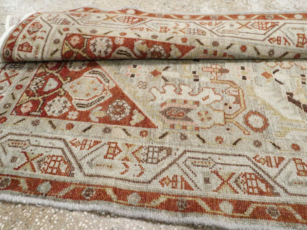 Vintage Persian Malayer Runner (Pair: 2 of 2), No.26438 - Galerie Shabab