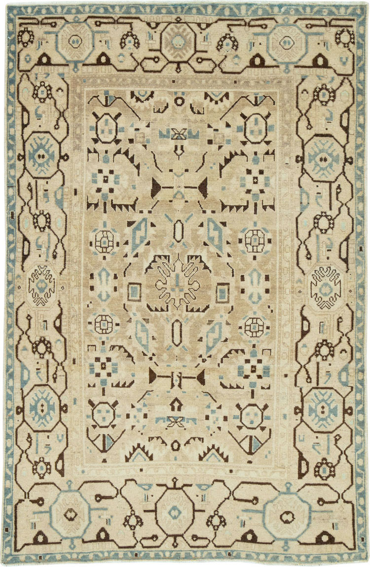Vintage Persian Malayer Rug, No.26439 - Galerie Shabab