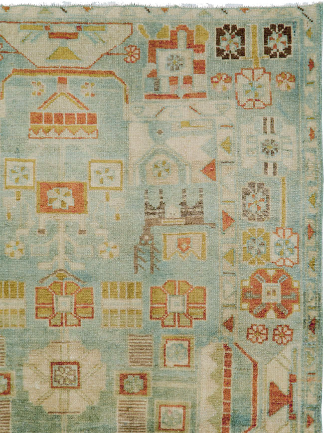 Vintage Persian Malayer Rug, No.26442 - Galerie Shabab