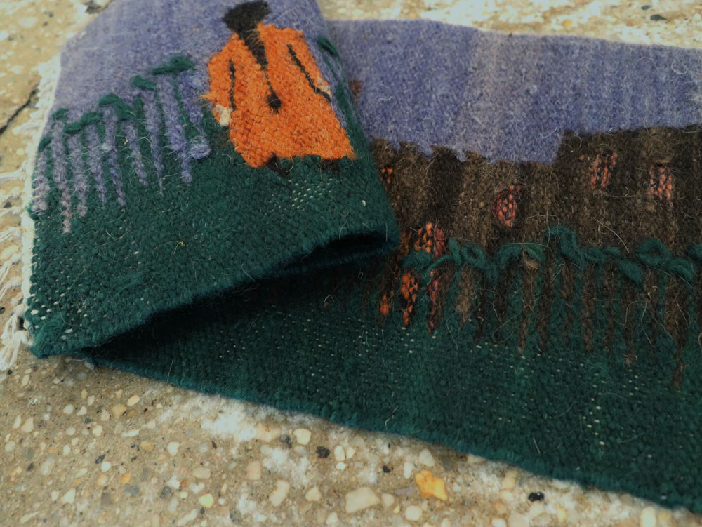 Vintage Turkish Pictorial Kilim, No.26457 - Galerie Shabab