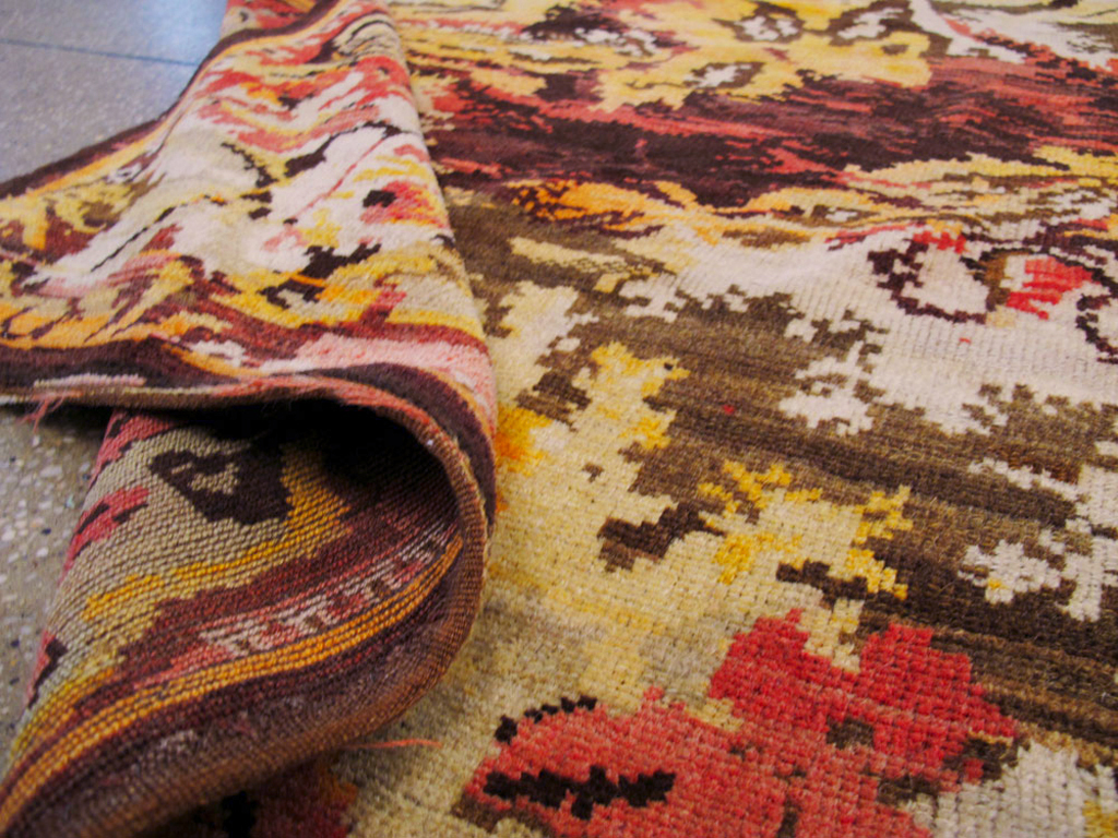 Vintage Pictorial Karabagh Rug, No.26458 - Galerie Shabab