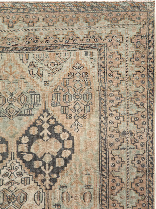 Antique Persian Afshar Accent Rug, No.26460 - Galerie Shabab