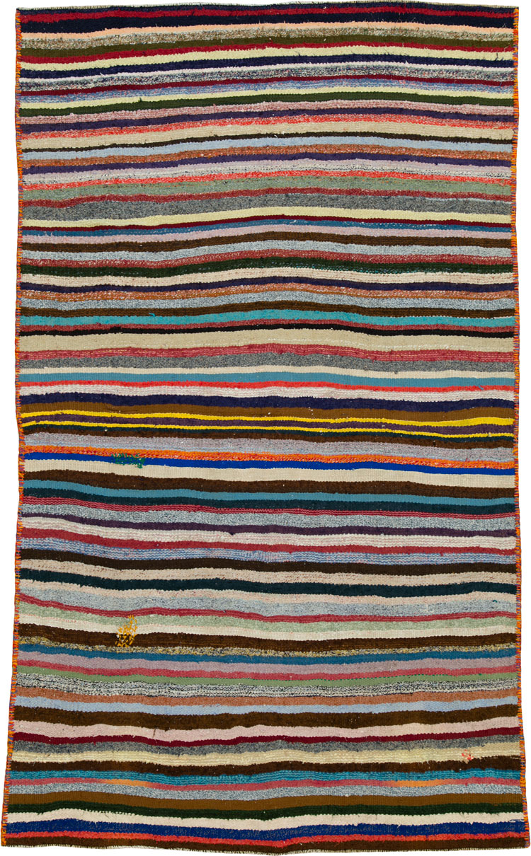 Vintage Persian Flatweave, No.26472 - Galerie Shabab