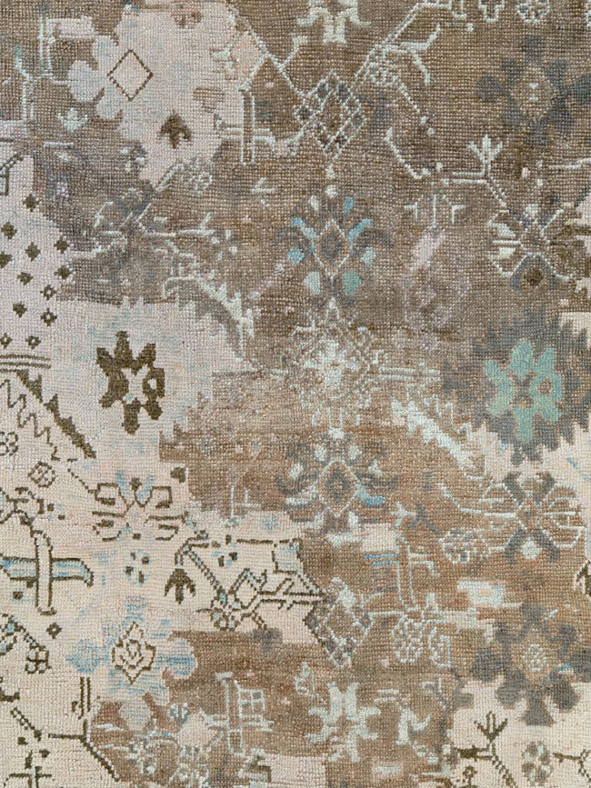 Vintage Turkish Oushak Carpet, No.26476 - Galerie Shabab