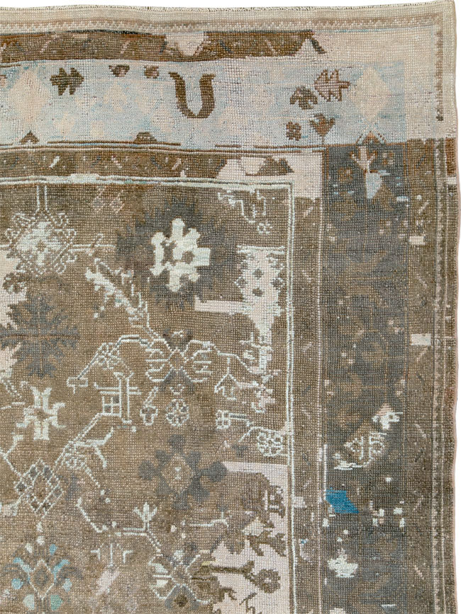 Vintage Turkish Oushak Carpet, No.26476 - Galerie Shabab