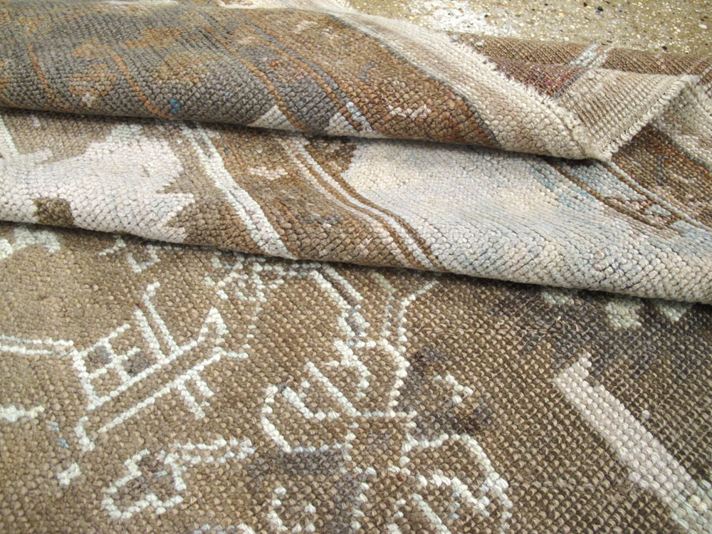 Vintage Turkish Oushak Carpet, No.26476 - Galerie Shabab