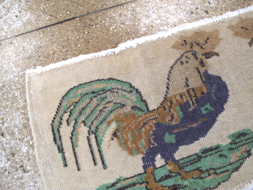 Vintage Pictorial Anatolian Rug, No.26482 - Galerie Shabab