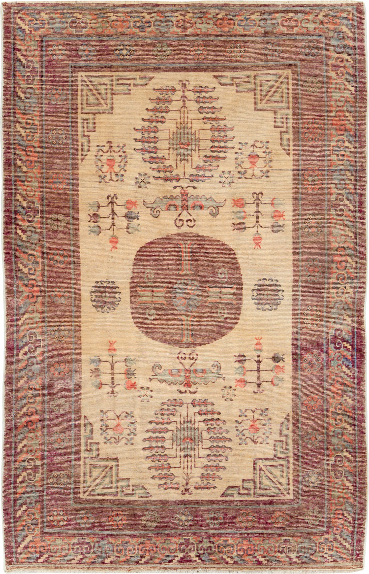 Antique East Turkestan Khotan Rug, No.26484 - Galerie Shabab