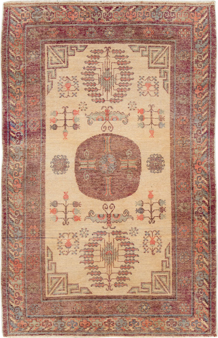 Antique East Turkestan Khotan Rug, No.26484 - Galerie Shabab