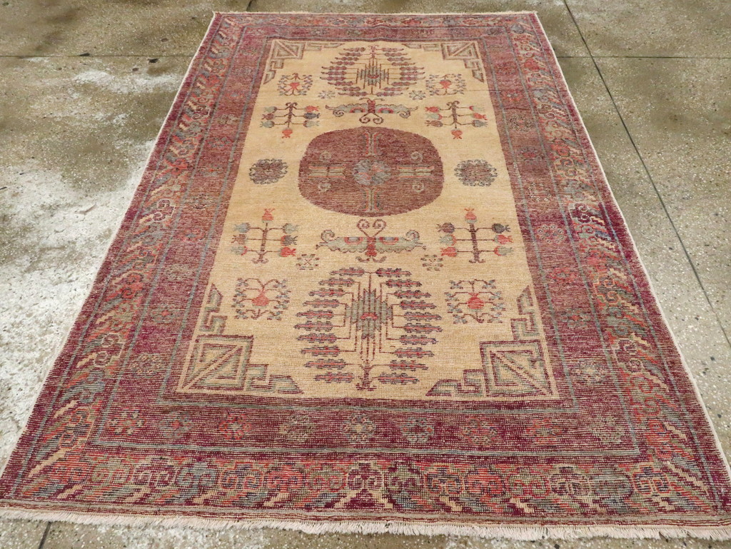 Antique East Turkestan Khotan Rug, No.26484 - Galerie Shabab