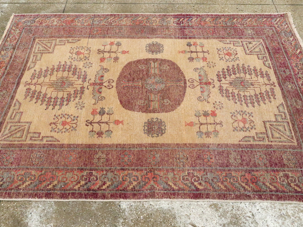 Antique East Turkestan Khotan Rug, No.26484 - Galerie Shabab