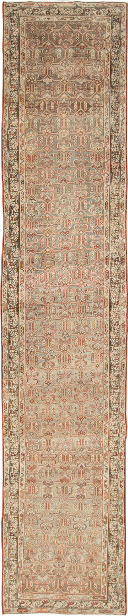 Antique Persian Malayer Long Runner, No.26487 - Galerie Shabab