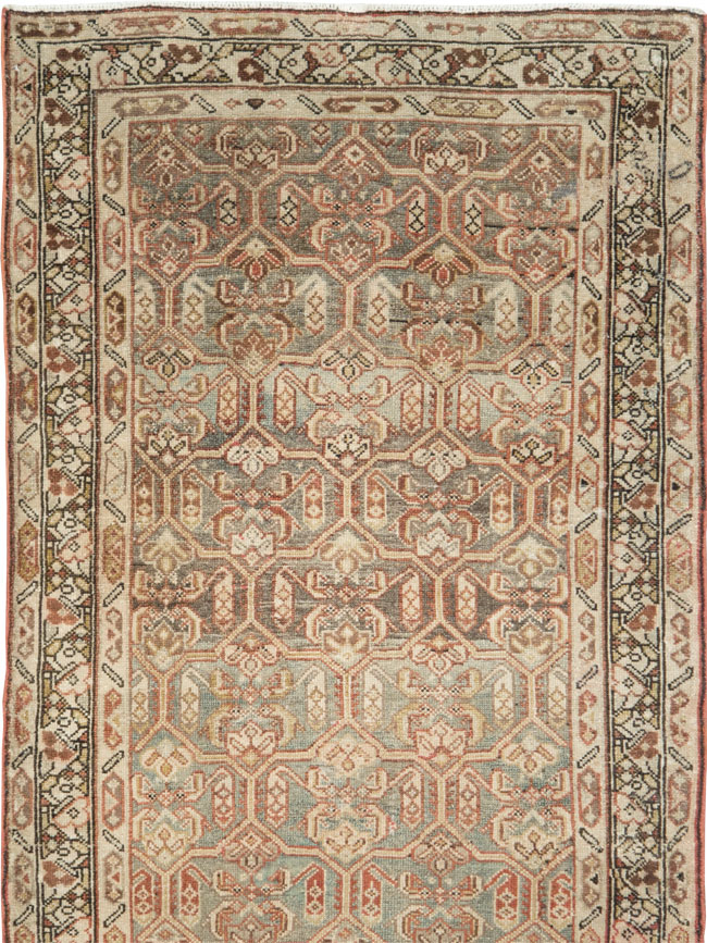 Antique Persian Malayer Long Runner, No.26487 - Galerie Shabab