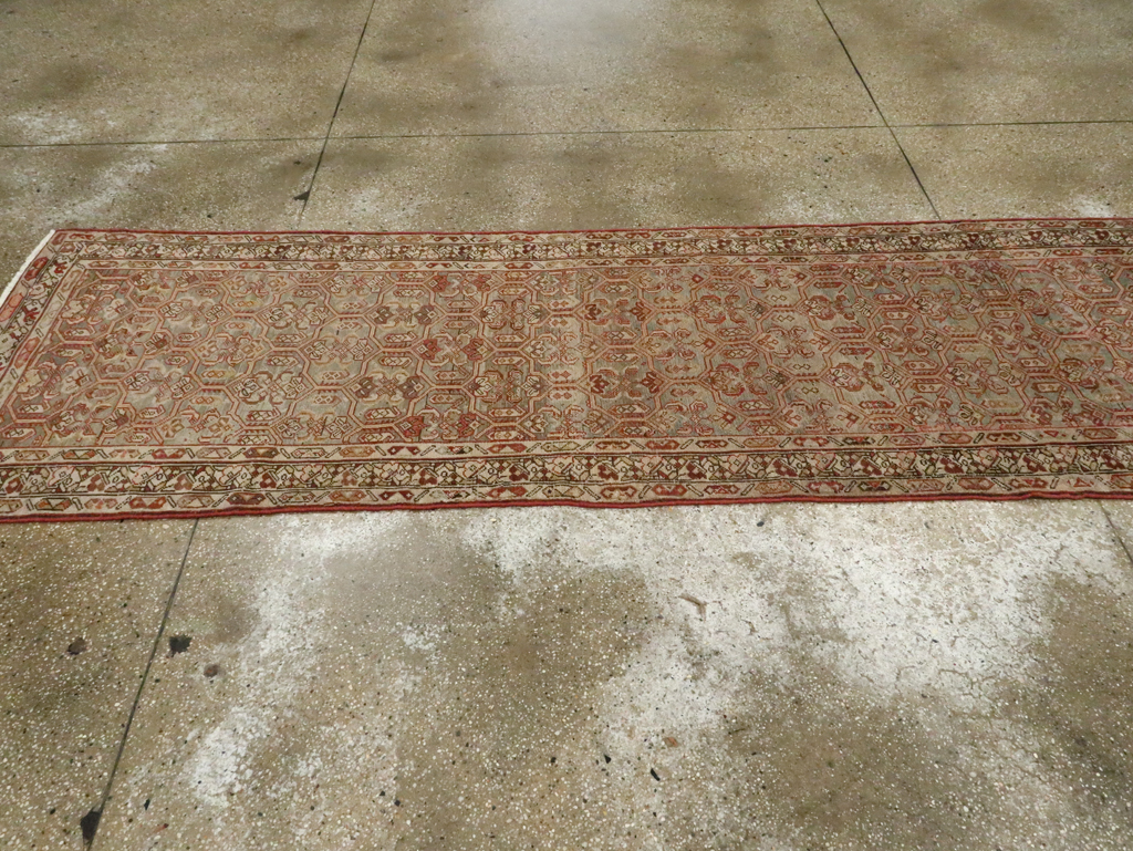 Antique Persian Malayer Long Runner, No.26487 - Galerie Shabab