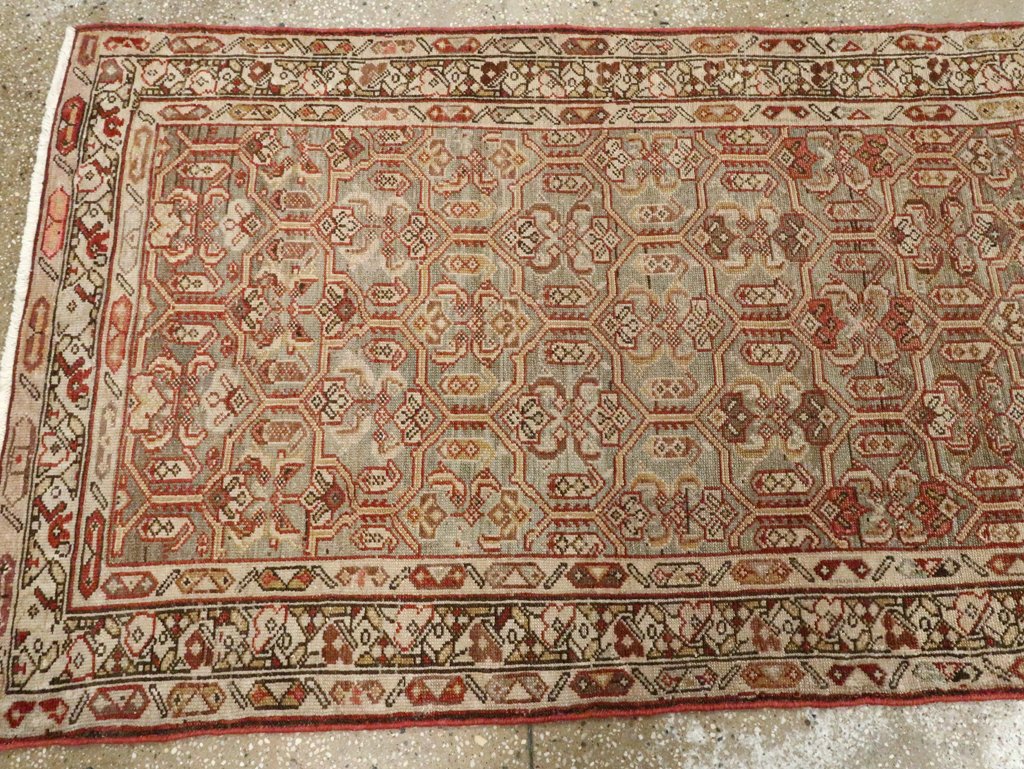 Antique Persian Malayer Long Runner, No.26487 - Galerie Shabab