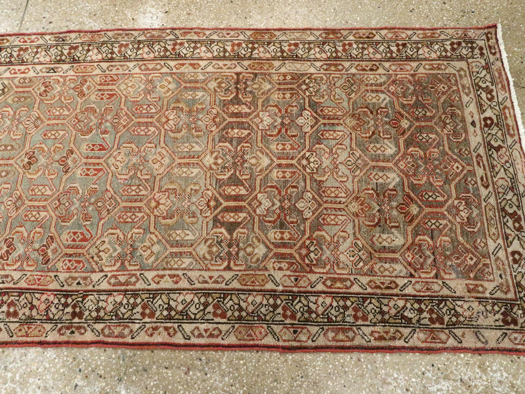 Antique Persian Malayer Long Runner, No.26487 - Galerie Shabab