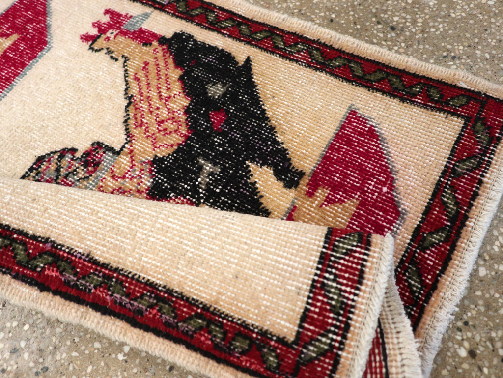 Vintage Pictorial Anatolian Rug, No.26489 - Galerie Shabab