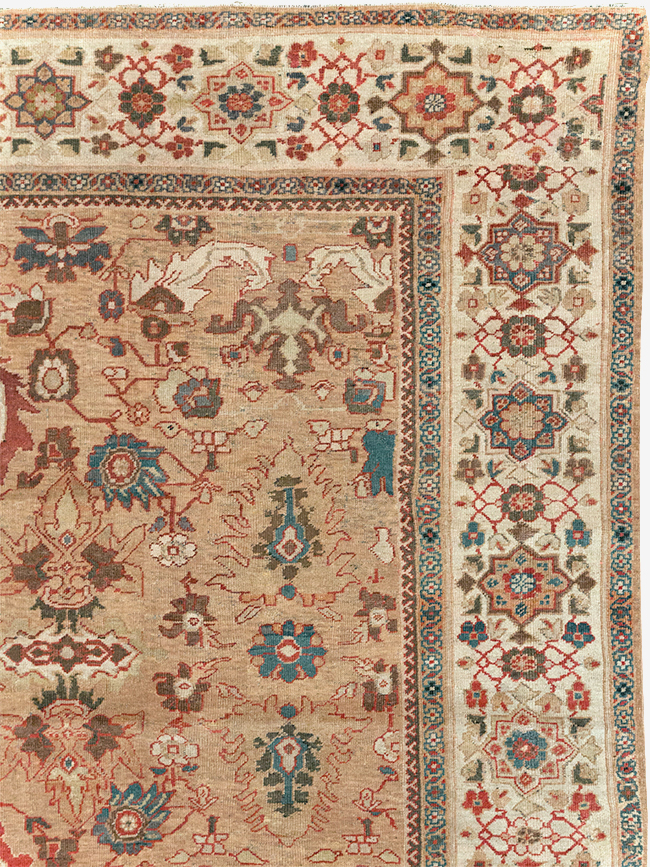 Antique Persian Mahal Room Size Carpet, No.26492 - Galerie Shabab